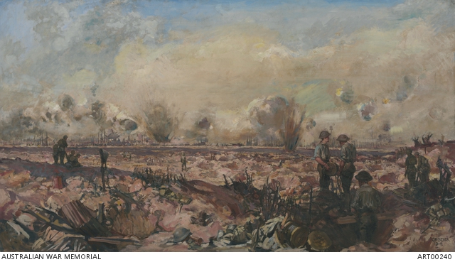 4147565 bombardment of pozieres AWM 00240